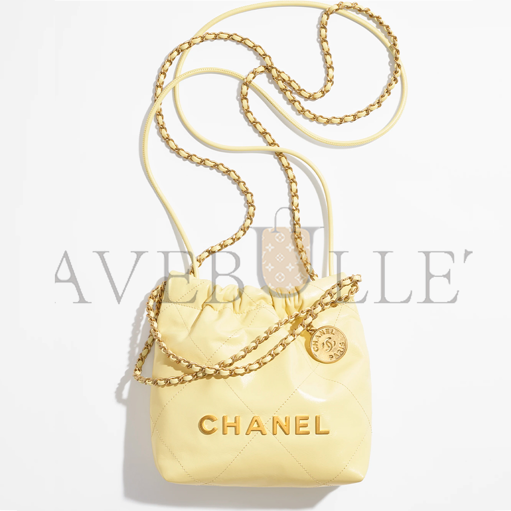 Ch*el 22 master mini handbag as3980 b08037 nn289 (20*19*6cm)